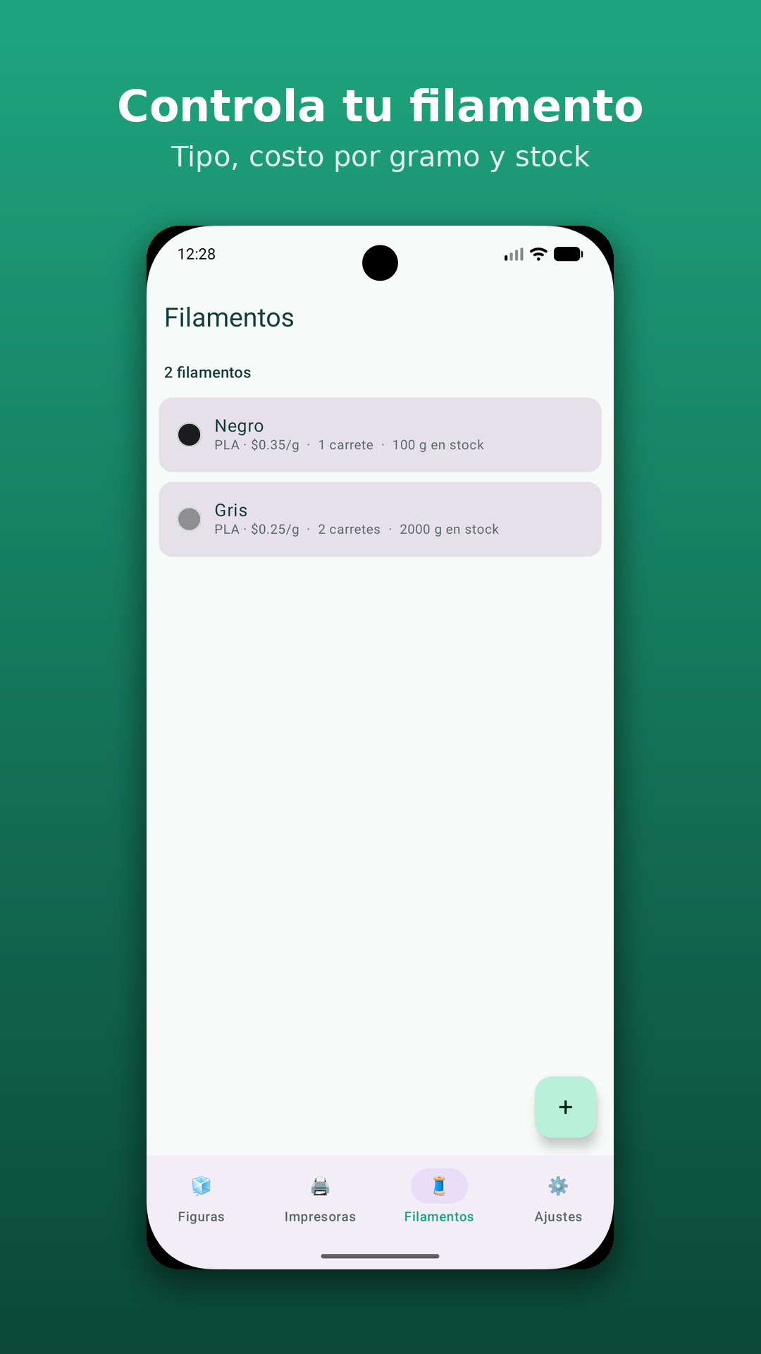 Nozzly para Android — filamentos